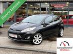 Ford Fiesta 1.25 Titanium airco leder stoelverwarm. 5drs, Voorwielaandrijving, Gebruikt, 4 cilinders, Met garantie (alle)