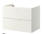 Ikea Godmorgen Badkamermeubel 80cm, Zo goed als nieuw, Wastafelkast, 25 tot 50 cm, 50 tot 100 cm