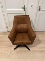 Fauteuils Niles Cognac - Zitstoel - Loungestoel, Ophalen, Zo goed als nieuw, 75 tot 100 cm, 50 tot 75 cm