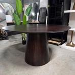 Ronde Eettafel Job Walnoot 130 en 150 cm van Benoa., Ophalen
