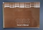 Porsche 928 S instructieboek ( Owner's manual), Auto diversen, Ophalen of Verzenden