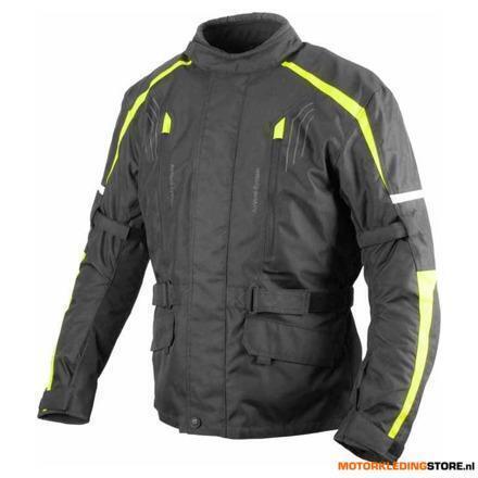 GMS Germas Jas Dayton Heren, Zwart-Geel-Fluor, Motoren, Kleding | Motorkleding, Nieuw met kaartje, Ophalen of Verzenden