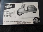 Folder Goggo Scooter 200cc Hans Glas GMBH, Motoren, Handleidingen en Instructieboekjes, Verzenden, Overige merken