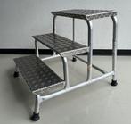 Plateautrap / Bordestrap Aluminium 3 treden 60cm, Doe-het-zelf en Verbouw, Ladders en Trappen, Ophalen, Gebruikt, Trap, Onbekend