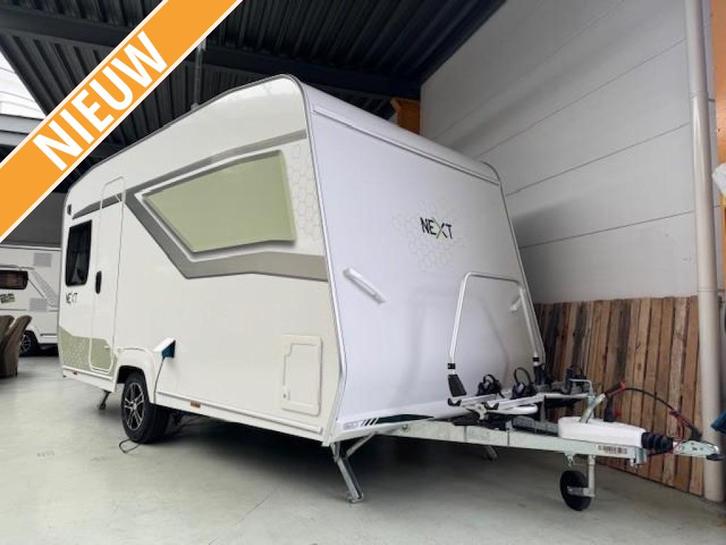 Next 380 Made by Fendt Nu te zien!, Caravans en Kamperen, Caravans, Bedrijf, Standaardzit, Overige merken, Frans bed, Overige typen