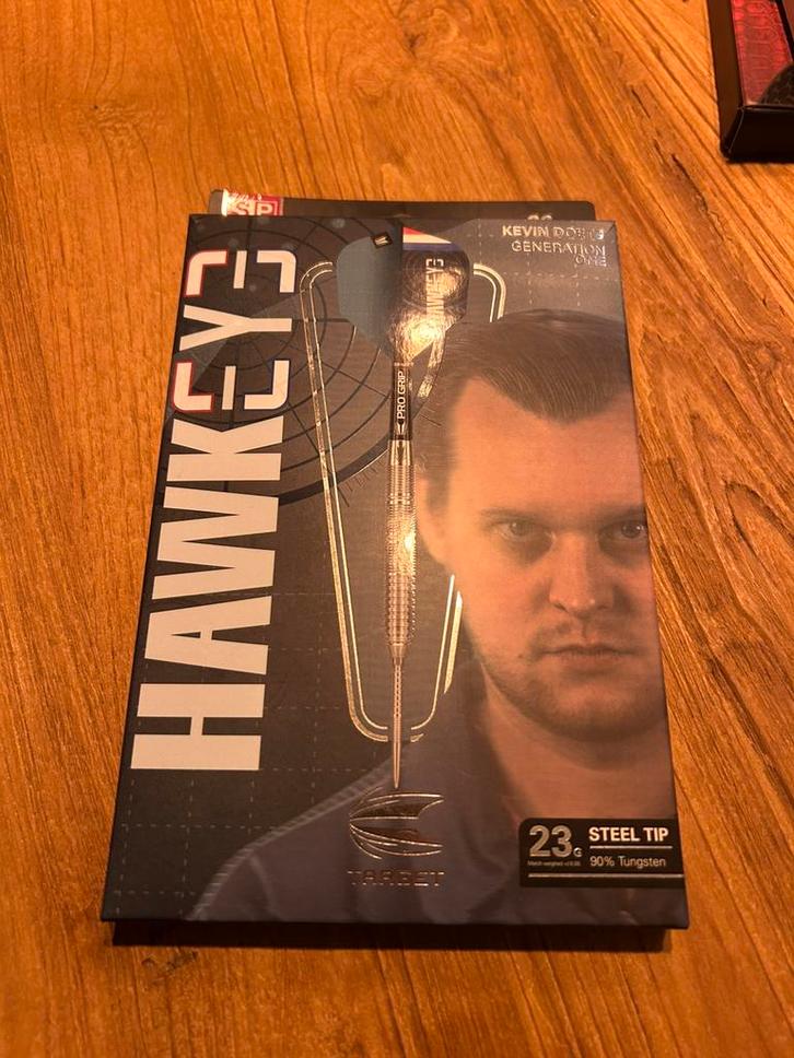 Target Kevin Doets 90% 23g Swiss Dartpijlen, Sport en Fitness, Darts, Zo goed als nieuw, Pijlen, Ophalen of Verzenden