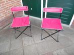 Picknickstoel campingstoel opvouwbaar ook voor op de fiets., Ophalen, Aluminium, Zo goed als nieuw, Inklapbaar