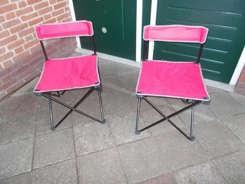 Picknickstoel campingstoel opvouwbaar ook voor op de fiets., Tuin en Terras, Picknicktafels, Zo goed als nieuw, Rechthoekig, Aluminium