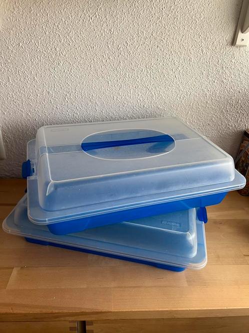 Twee grote bakken met ruimte voor koelelementen., Tuin en Terras, Barbecue-accessoires, Zo goed als nieuw, Ophalen of Verzenden
