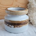 Zaalberg pot vaas ecru bruin, Ophalen of Verzenden