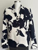 SCAPA damesjasje donkerblauw-wit motief maat 40, Kleding | Dames, Jasjes, Kostuums en Pakken, Maat 38/40 (M), Scapa, Overige kleuren