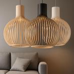 Luxe scandinavische plafond lamp, Huis en Inrichting, Ophalen of Verzenden, Nieuw, Hout, Scandinavisch