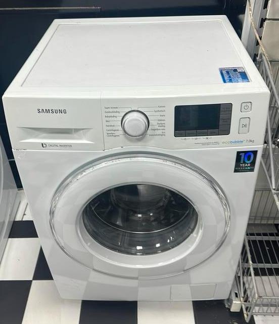 Samsung wasmachine ecobubble, Witgoed en Apparatuur, Wasdrogers, Zo goed als nieuw, Overige typen, 6 tot 8 kg, 85 tot 90 cm, Ophalen of Verzenden