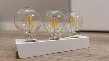 3x Nedis LED Lamp E27 Warm Wit beschikbaar voor biedingen