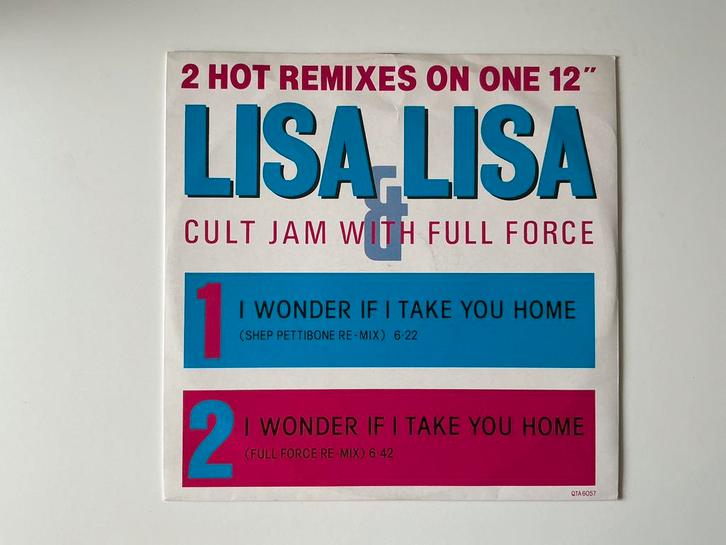 Lisa Lisa & Cult Jam  – I Wonder If I Take You Home 12”, Cd's en Dvd's, Vinyl | Dance en House, Gebruikt, Disco, 12 inch, Ophalen of Verzenden