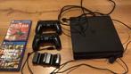 Ps4 slim met 2 controllers, oplaadstation en games, Ophalen, Met 2 controllers, Slim, Gebruikt