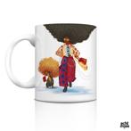 Teckel mok Big Hair, Keramiek, Nieuw, Ophalen of Verzenden, Overige stijlen