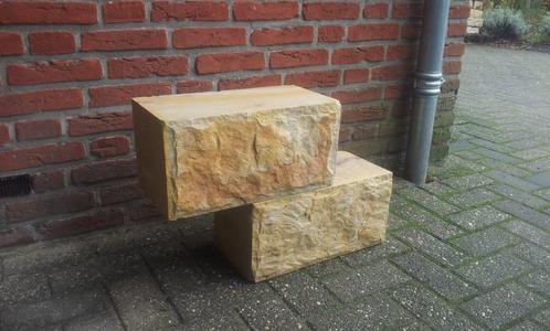 Te koop : zeer mooie Bentheimer zandsteen, Tuin en Terras, Bloembakken en Plantenbakken, Zo goed als nieuw, Steen, Minder dan 30 cm