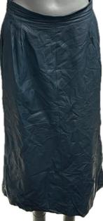 Leren Rok - Maat : 42, Maat 42/44 (L), Zo goed als nieuw, Boven de knie, Verzenden