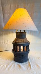 Retro schemerlamp karrewiel-as, Ophalen, Gebruikt, 50 tot 75 cm, Retro