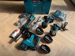 Makita DLX4158TJ 4-delig combiset (3x 5,0Ah accu+ acculader), Ophalen, Nieuw, 1000 watt of meer, Haakse handslijpmachine