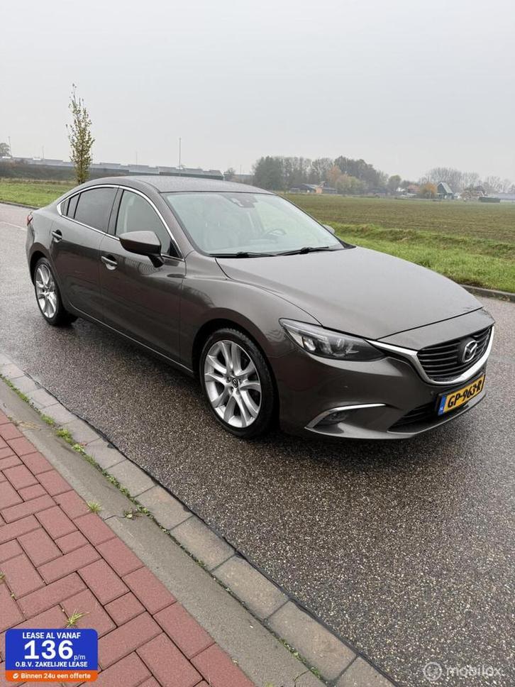 Mazda 6 2.2D 150 Skylease GT, Auto's, Mazda, Bedrijf, Te koop, ABS, Airbags, Airconditioning, Alarm, Bluetooth, Bochtverlichting