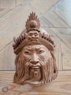 Zwaar Houten Chinees Masker., Ophalen of Verzenden