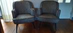 2 identieke prachtige grijze fauteuils, zgan, Ophalen, Zo goed als nieuw, 75 tot 100 cm, 50 tot 75 cm