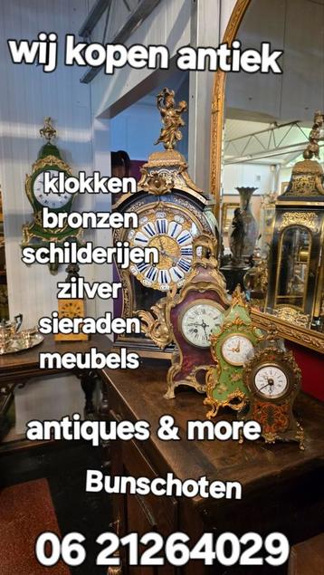 20 antieke klokken 1 koop  250 p.st. beschikbaar voor biedingen