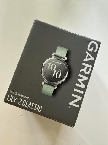 Garmin Lily 2 Classic Zilver/Sage Gray - Nieuw beschikbaar voor biedingen