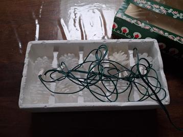 vintage kerstversiering / kerstverlichting dennenappels beschikbaar voor biedingen