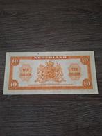 Prachtig+ biljet 10 gulden 1943, muntbiljet Wilhelmina, Ophalen of Verzenden, 10 gulden