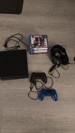 PS4 Compleet Pakket met Games, 2 Controllers & Headset, Spelcomputers en Games, Spelcomputers | Sony PlayStation 4, Ophalen, Met 2 controllers