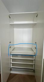 2x IKEA Komplement lade met glazen voorkant voor PAX kast, Ophalen, Gebruikt, 50 tot 100 cm, Glas