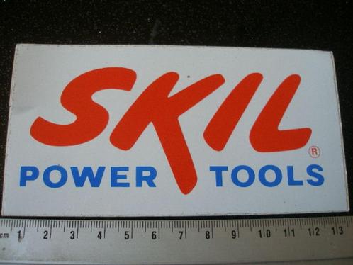 sticker skil power tools logo gereedschap, Verzamelen, Stickers, Zo goed als nieuw, Merk, Verzenden