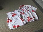 blouse en top Hämmerle 46, wit met rozen., Ophalen of Verzenden, Wit, Zo goed als nieuw, Maat 46/48 (XL) of groter