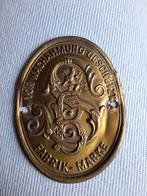 Oud Rijwielplaatje - Fabrik-Marke, Ophalen of Verzenden, Gebruikt