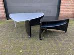 Leolux Joey salontafel met bijzettafel zwart, Ophalen, Zo goed als nieuw