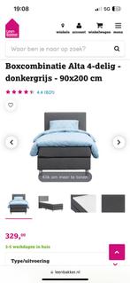 Box spring Alta new, Ophalen of Verzenden, Nieuw, Eenpersoons