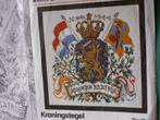 Borduurpatroon Kroningstegel telpatroon koningin Beatrix, Ophalen of Verzenden, Zo goed als nieuw, Patroon