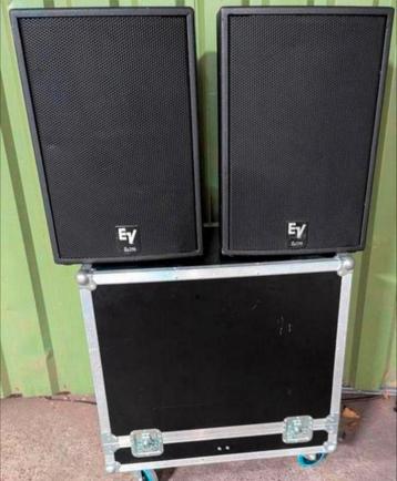 ✅Electrovoice SX 250 monitoren passief inclusief flightcase beschikbaar voor biedingen