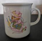 Douwe Egberts Beker met Muizen opdruk, Huis en Inrichting, Keuken | Servies, Ophalen of Verzenden, Zo goed als nieuw, Overige stijlen