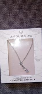 Nieuwe Ketting (Swarovski Crystals), Met kristal, Nieuw, Ophalen of Verzenden, Zilver