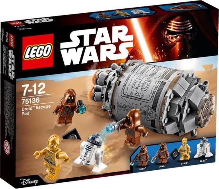 LEGO Star Wars Droid Escape Pod - 75136, Kinderen en Baby's, Speelgoed | Duplo en Lego, Nieuw, Lego, Complete set, Ophalen of Verzenden