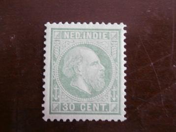 NED. INDIE 1888; KONING WILLEM III NVPHNR 14 LEES beschikbaar voor biedingen