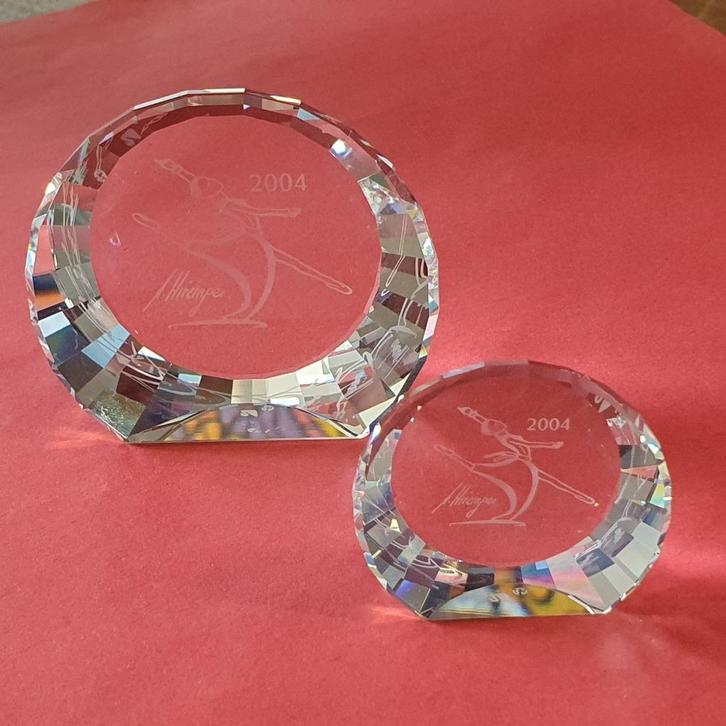 Swarovski plaquettes Anna, Verzamelen, Swarovski, Zo goed als nieuw, Figuurtje, Ophalen