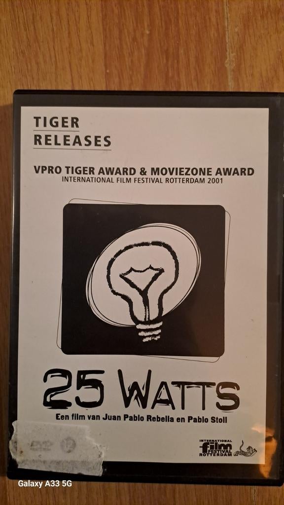 IFFR 2001 VPRO tiger award >> 25 WATTS arthouse Uruguay, Alle leeftijden, Ophalen of Verzenden, Zo goed als nieuw, Overige gebieden