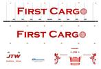 Vrachtauto decal 1:50 JTW transport / First Cargo type 1, Hobby en Vrije tijd, Modelauto's | 1:50, Verzenden, Nieuw, Bus of Vrachtwagen