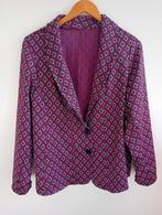 Paarse Blazer E.G.O.U 46/3XL, Kleding | Dames, Jasjes, Kostuums en Pakken, E.G.O.U, Paars, Maat 46/48 (XL) of groter, Ophalen of Verzenden