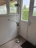 Staande vloerlamp met leeslamp halogeen dimbaar., Huis en Inrichting, Lampen | Vloerlampen, Ophalen of Verzenden, Gebruikt, 150 tot 200 cm